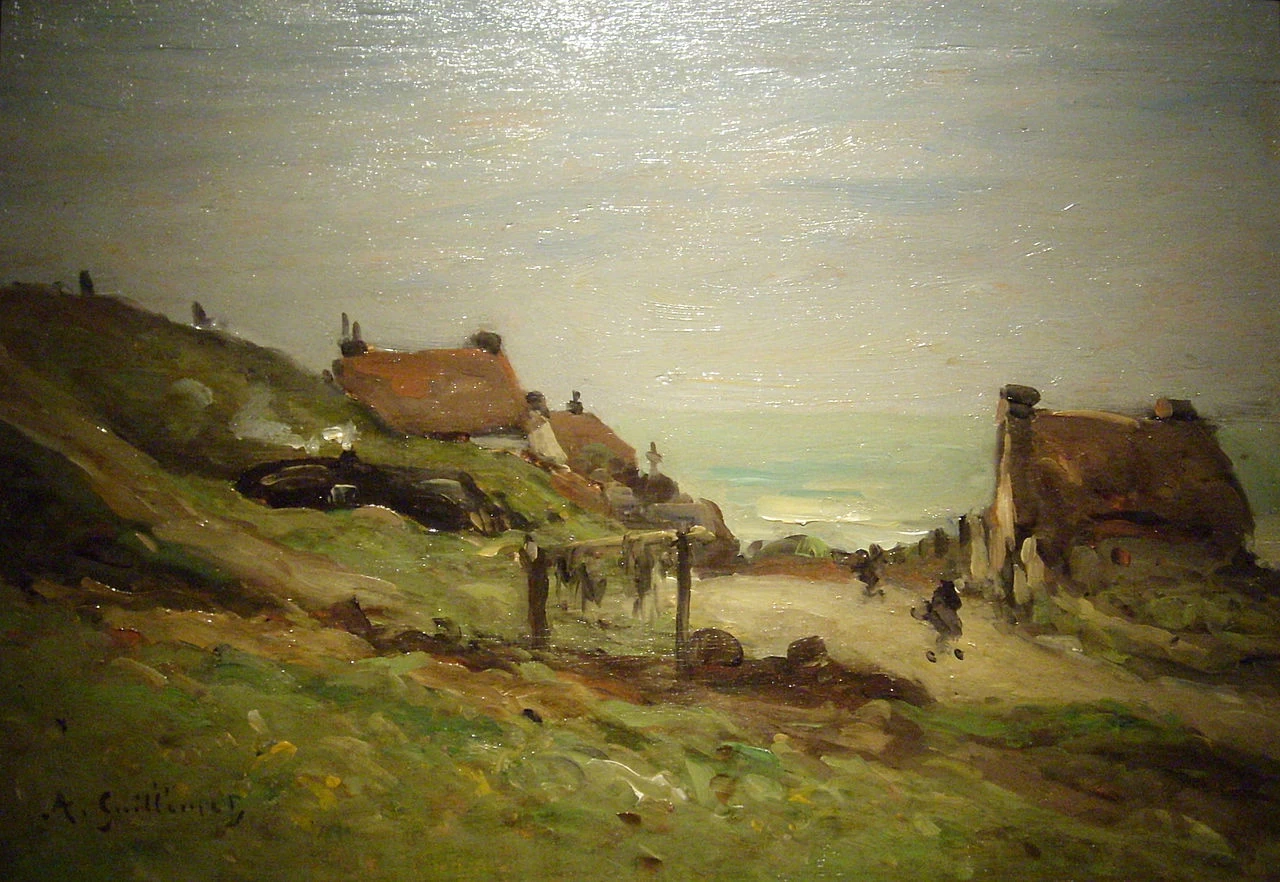 Villaggio di pescatori - Musée Thomas, Henry, Cherbourg, Octeville